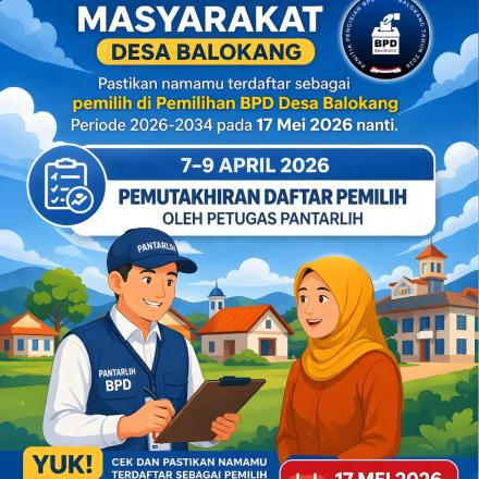 SUDAH TERDAFTARKAH SEBAGAI PEMILIH DALAM PEMILIHAN BPD?